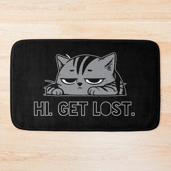 Item preview, Hi Get lost | irritated people | Kitten hate | Nasty cats | Rude kitten | Introvert style designed and sold by themichetti.