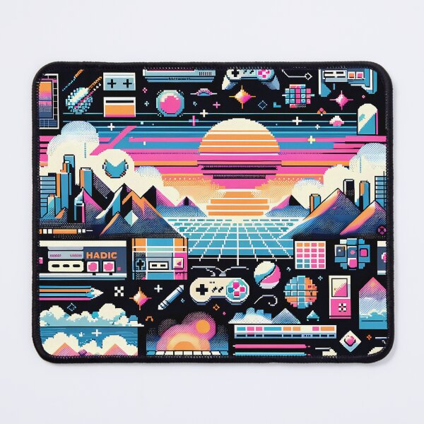 Item preview, Pixelated Nostalgia: Retro Techscape designed and sold by M-ormin.