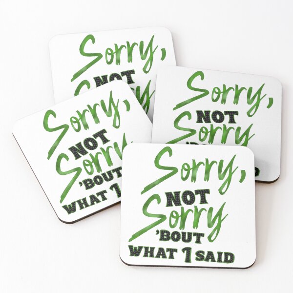 Item preview, Sorry not sorry  designed and sold by luizreinerte.