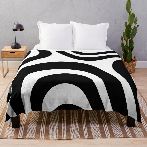 Item preview, The Spell Psychedelic Pattern Black and White designed and sold by LigeiaShoppe.