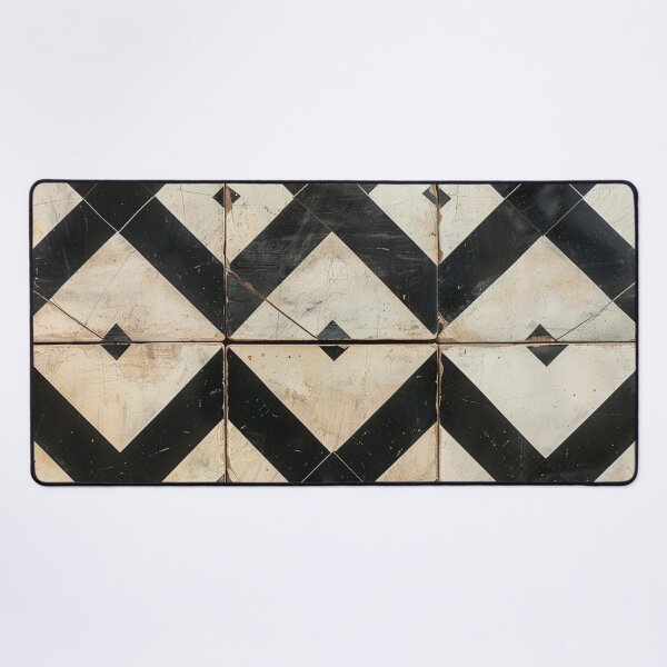 Item preview, Urban Tribal Pattern - Black And White Exfoliate Tile designed and sold by GrinGalore.