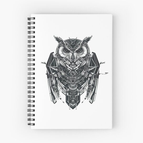 Item preview, Mechanical Guardian: Cybernetic Owl Illustration designed and sold by Chreggie.