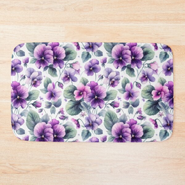 Item preview, watercolor painting of violets designed and sold by Dominika Farkašová.