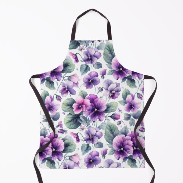 Item preview, watercolor painting of violets designed and sold by Dominika Farkašová.