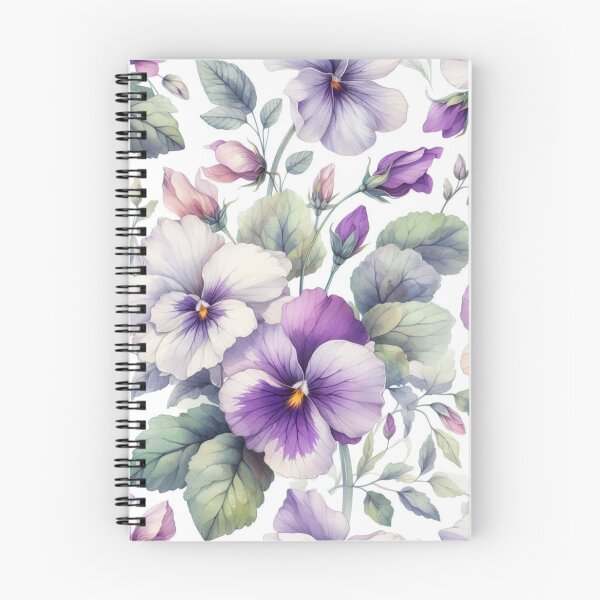Item preview, watercolor violets bouquet designed and sold by Dominika Farkašová.