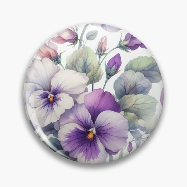 Item preview, watercolor violets bouquet designed and sold by Dominika Farkašová.