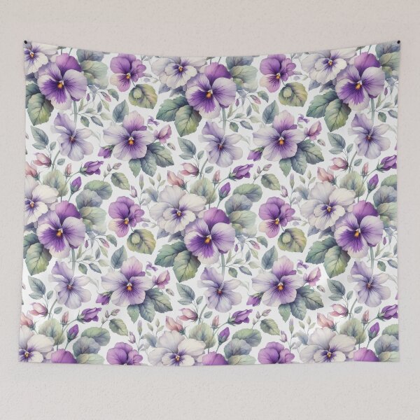 Item preview, watercolor violets bouquet designed and sold by Dominika Farkašová.
