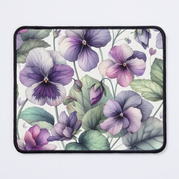 Item preview, watercolor violets wreath designed and sold by Dominika Farkašová.