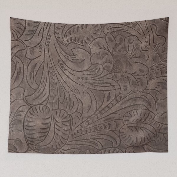 Item preview, Floral Tooled Leather Design designed and sold by ArtsyWishy.