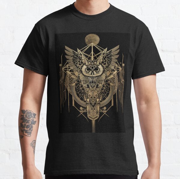 Mystic Nocturne: Alchemical Owl Totem Classic T-Shirt