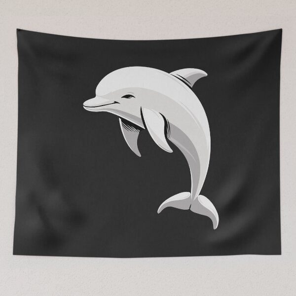 Item preview, Graceful Leap - Elegant Dolphin designed and sold by Sir Meow Meow.