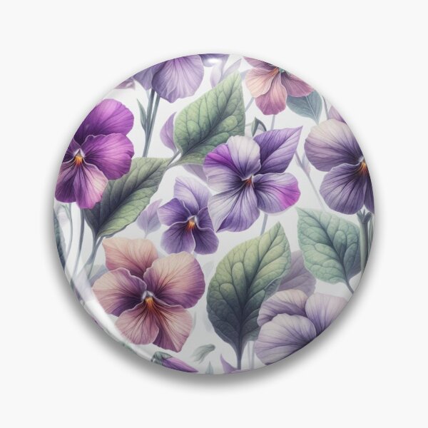 Item preview, watercolor violets repeating pattern designed and sold by Dominika Farkašová.
