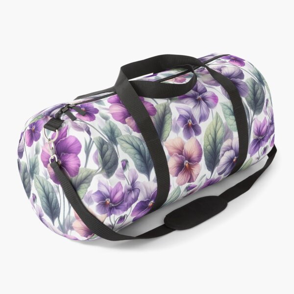 Item preview, watercolor violets repeating pattern designed and sold by Dominika Farkašová.