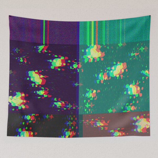 Item preview, Abstract Graphic Foursome Gone Wrong Wallpaper designed and sold by SusurrationStud.