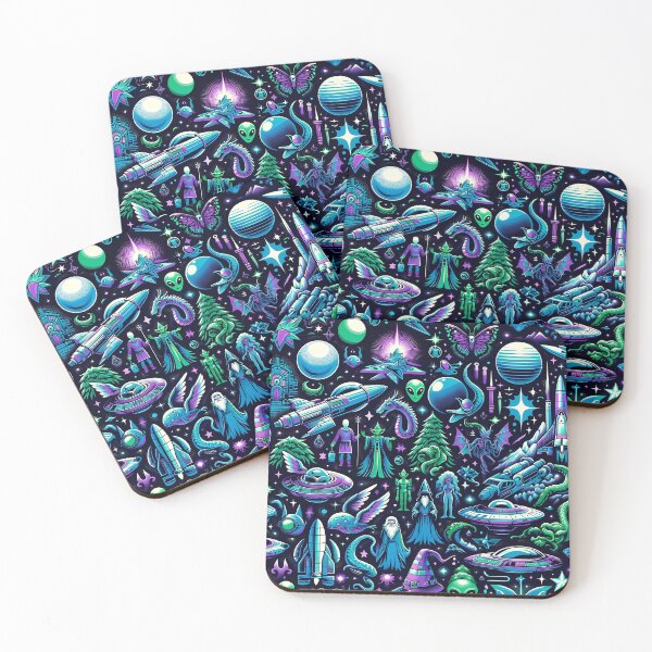 Item preview, Galactic Enchantment: A Mythical Space Odyssey designed and sold by M-ormin.