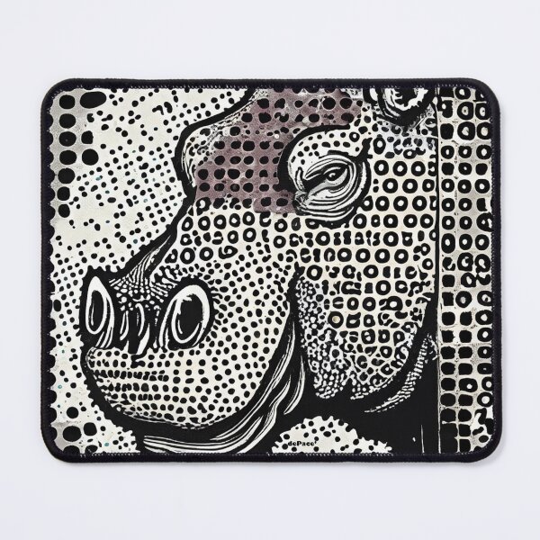 Item preview, Hippo in Halftone Print - dePace' designed and sold by mrpropcake.