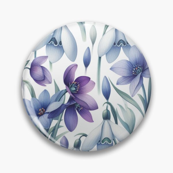 Item preview, watercolor snowdrops art designed and sold by Dominika Farkašová.