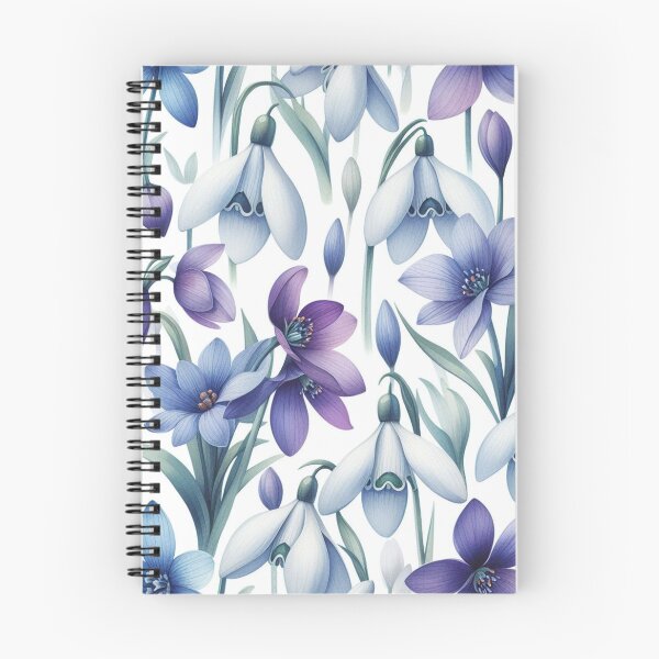 Item preview, watercolor snowdrops art designed and sold by Dominika Farkašová.