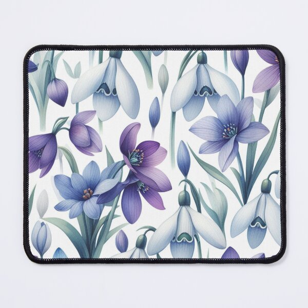Item preview, watercolor snowdrops art designed and sold by Dominika Farkašová.
