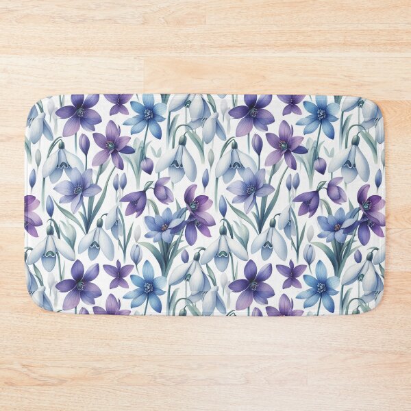Item preview, watercolor snowdrops art designed and sold by Dominika Farkašová.