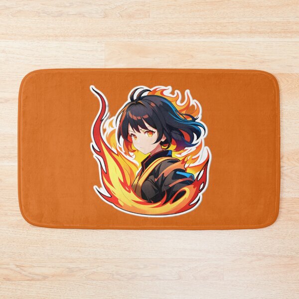 Item preview, Cute Anime Fire Girl designed and sold by TheArtOfPat.