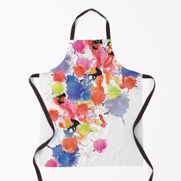 Item preview, watercolors, geo, brush, splash, colorful, rainbow designed and sold by mintdiamond21.