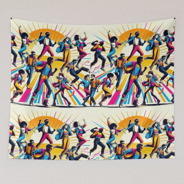 Item preview, Retro Dance Fever: '80s Groove Explosion designed and sold by M-ormin.