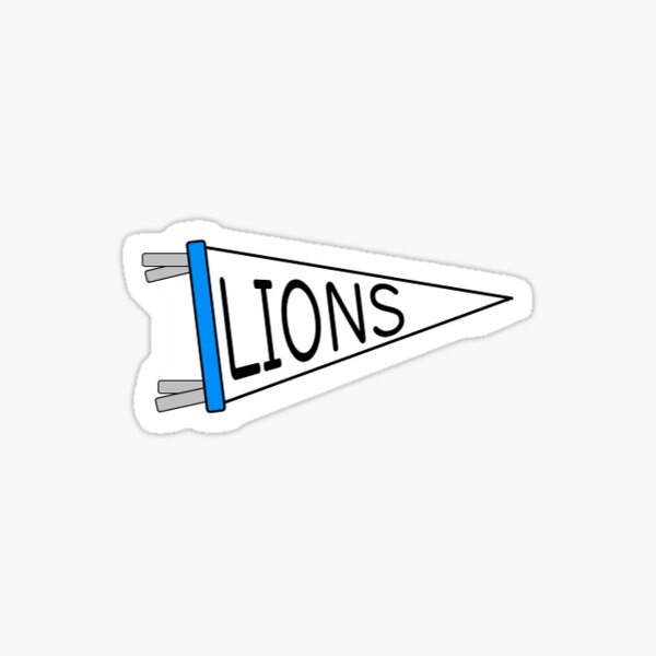 Item preview, Lions Small Pennant designed and sold by gdieleman.