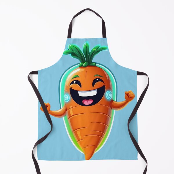 Item preview, Blue Hued Carrot Champ - Kawaii Veggie designed and sold by MerchshopNL.