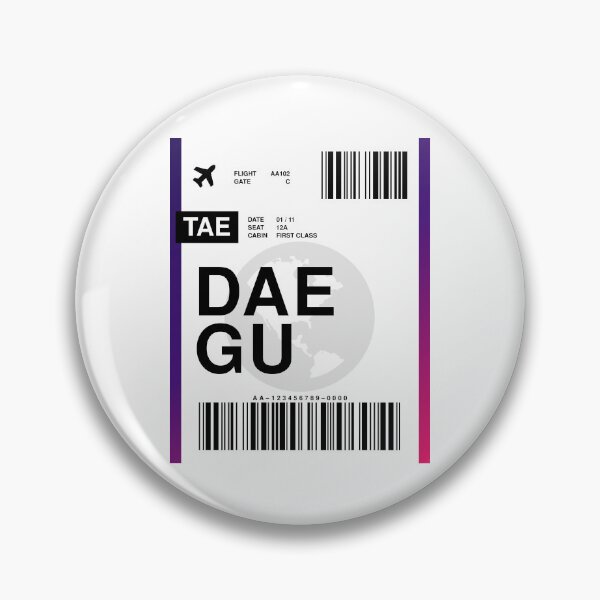 Item preview, Daegu Boarding Pass designed and sold by RabbitK.