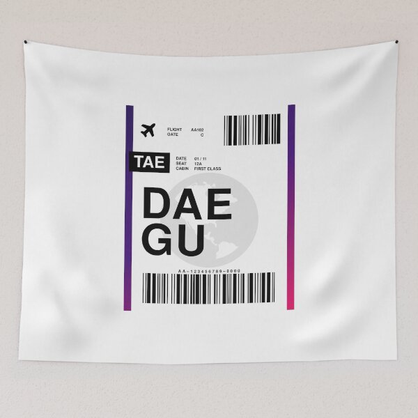 Item preview, Daegu Boarding Pass designed and sold by RabbitK.