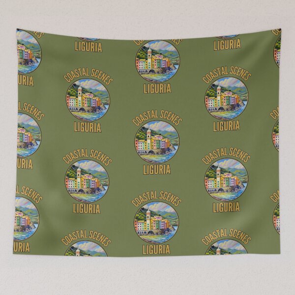 Item preview, Liguria Italia Coastal Scenes designed and sold by Guess4best.