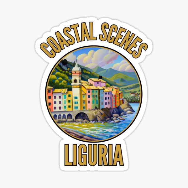Item preview, Liguria Italia Coastal Scenes designed and sold by Guess4best.