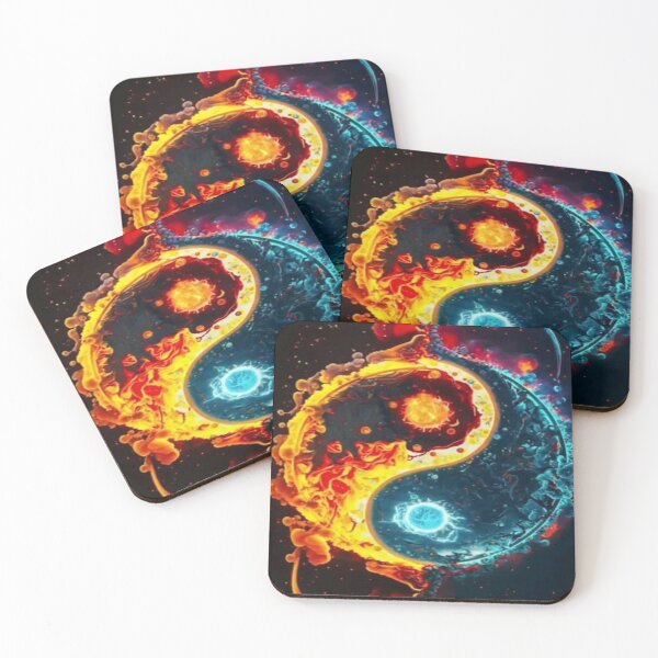 Item preview, The balance between fire and water: an art of duality and harmony. ?? designed and sold by TroviTutto.