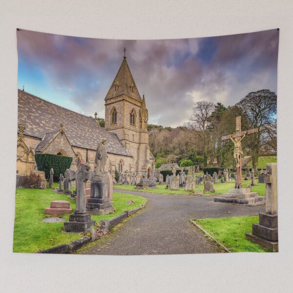 Item preview, Church at Pantasaph designed and sold by AJEvans.