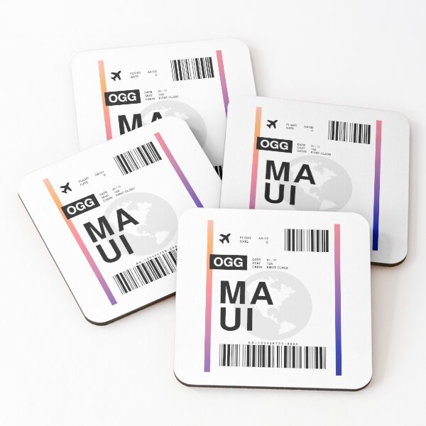Item preview, Maui Boarding Pass designed and sold by RabbitK.