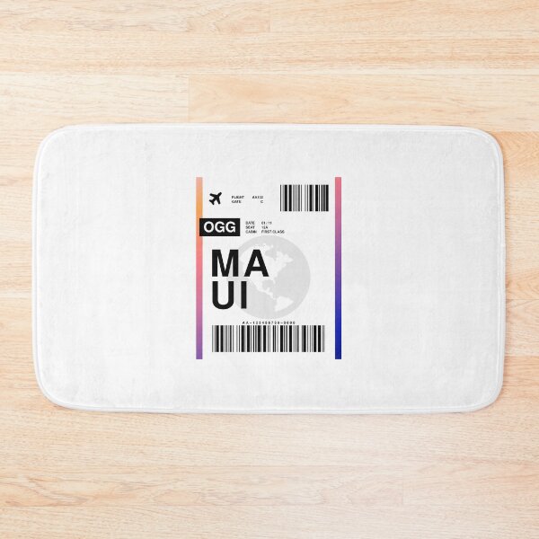 Item preview, Maui Boarding Pass designed and sold by RabbitK.