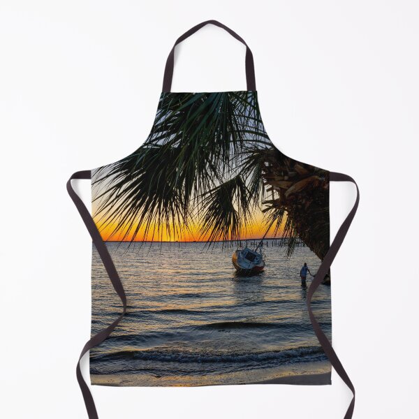 Item preview, Gulf Breeze Palm Tree And Sailboat Sunset designed and sold by mljdwhite.