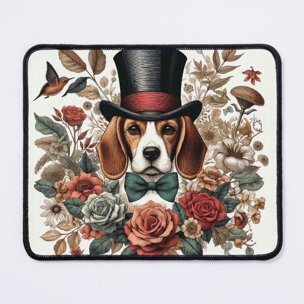 Item preview, roses, birds, and beagle. designed and sold by jijang.