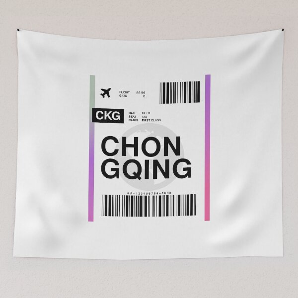 Item preview, Chongqing Boarding Pass designed and sold by RabbitK.
