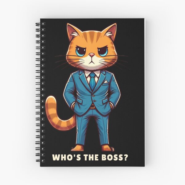 Item preview, WHO'S THE BOSS? - Cat lovers designed and sold by lukaszk01.