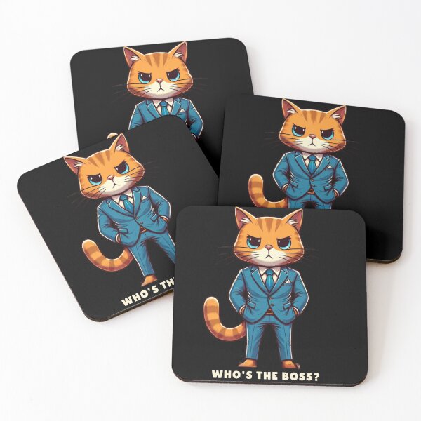 Item preview, WHO'S THE BOSS? - Cat lovers designed and sold by lukaszk01.