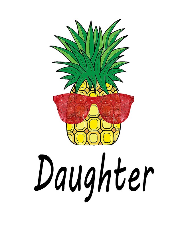 "Pineapple Family Daughter" by Amir Rimer Redbubble