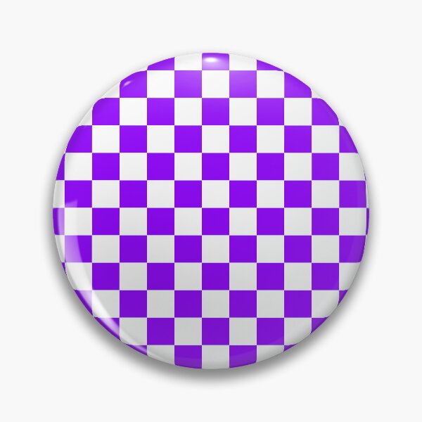 Item preview, Small Checkered - White and Violet designed and sold by JustPatterns2.