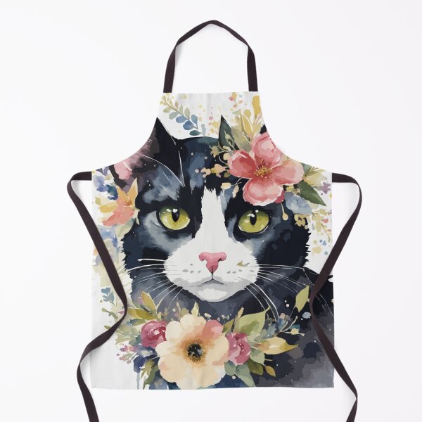 Item preview, Flor Tuxido Gato designed and sold by printmala.