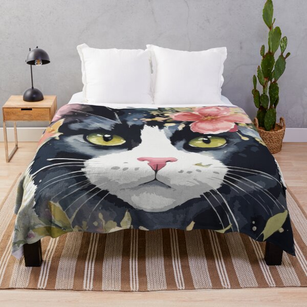 Item preview, Flor Tuxido Gato designed and sold by printmala.