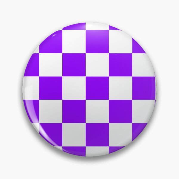 Item preview, Checkered - White and Violet designed and sold by JustPatterns2.