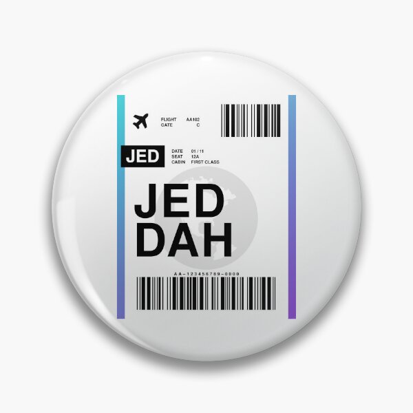 Item preview, Jeddah Boarding Pass designed and sold by RabbitK.