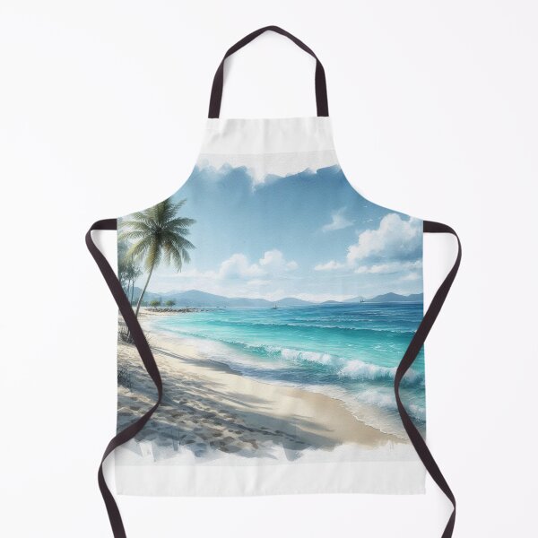Item preview, Beach with Palm Tree designed and sold by AdventureLoveG.