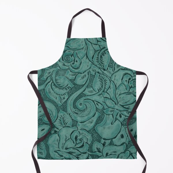Item preview, Turquoise Tooled Leather Design designed and sold by ArtsyWishy.
